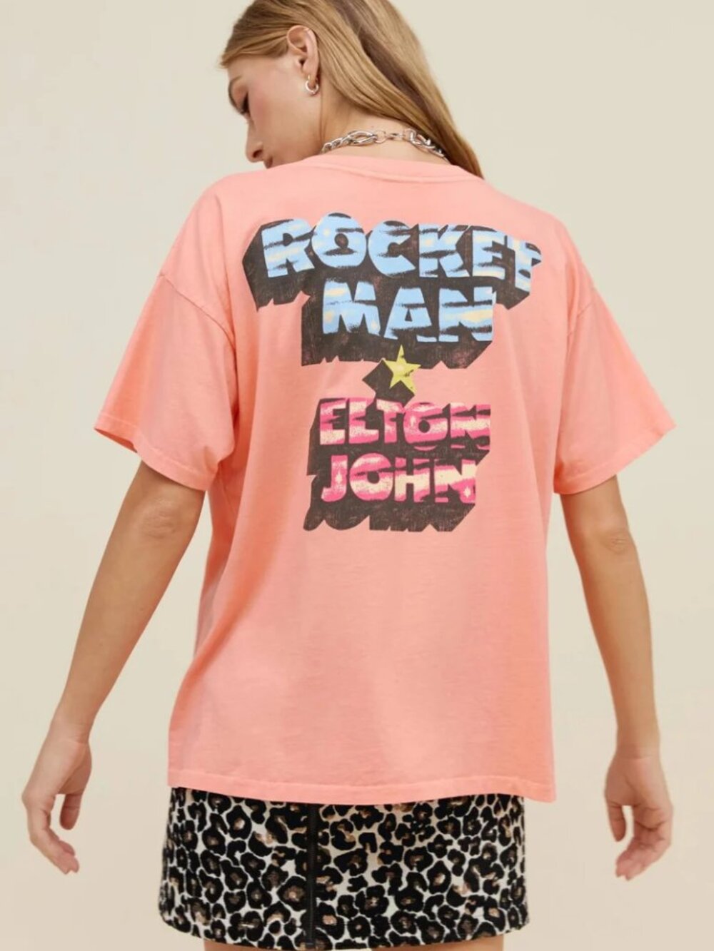 Daydreamer Elton John “Honky Château” Graphic Tee — Desert Flower (Size XS) - Picture 2 of 6
